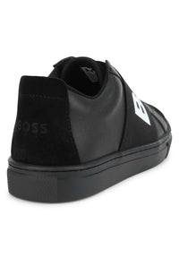 Leather trainers - Black