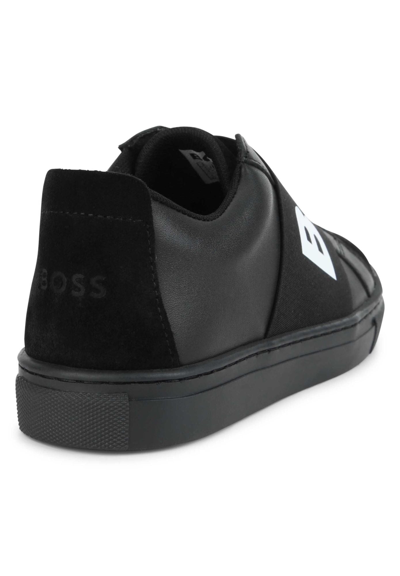 Leather trainers - Black