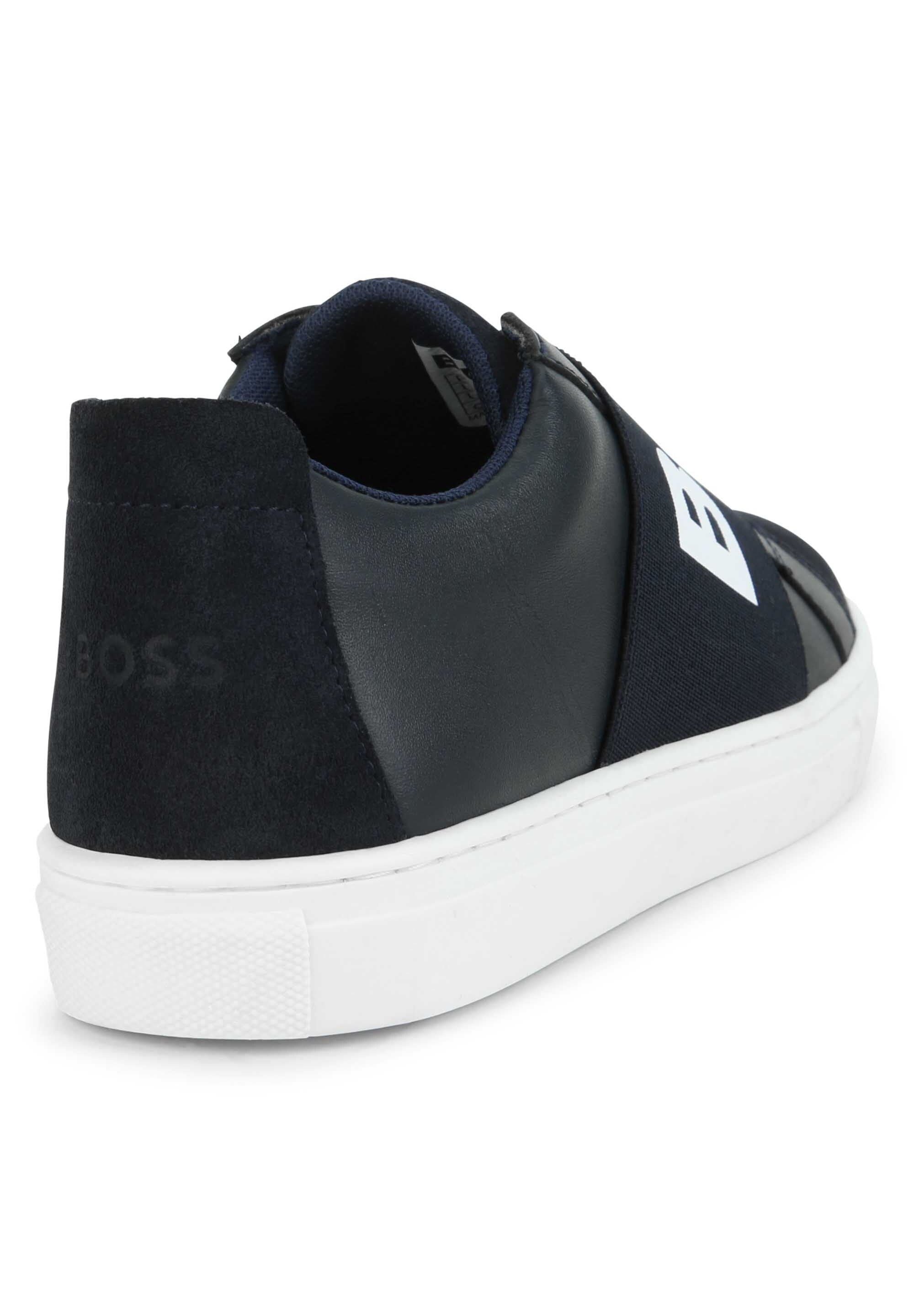 Sneakers en cuir - Bleu Cargo