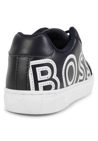 Sneakers en cuir - Bleu Cargo