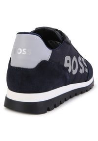 Sneakers Rétro runner - Bleu Cargo