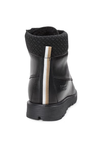 Leather ankle boots - Black