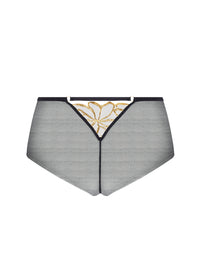 Culotte shorty Éclats d'Or - Noir Or