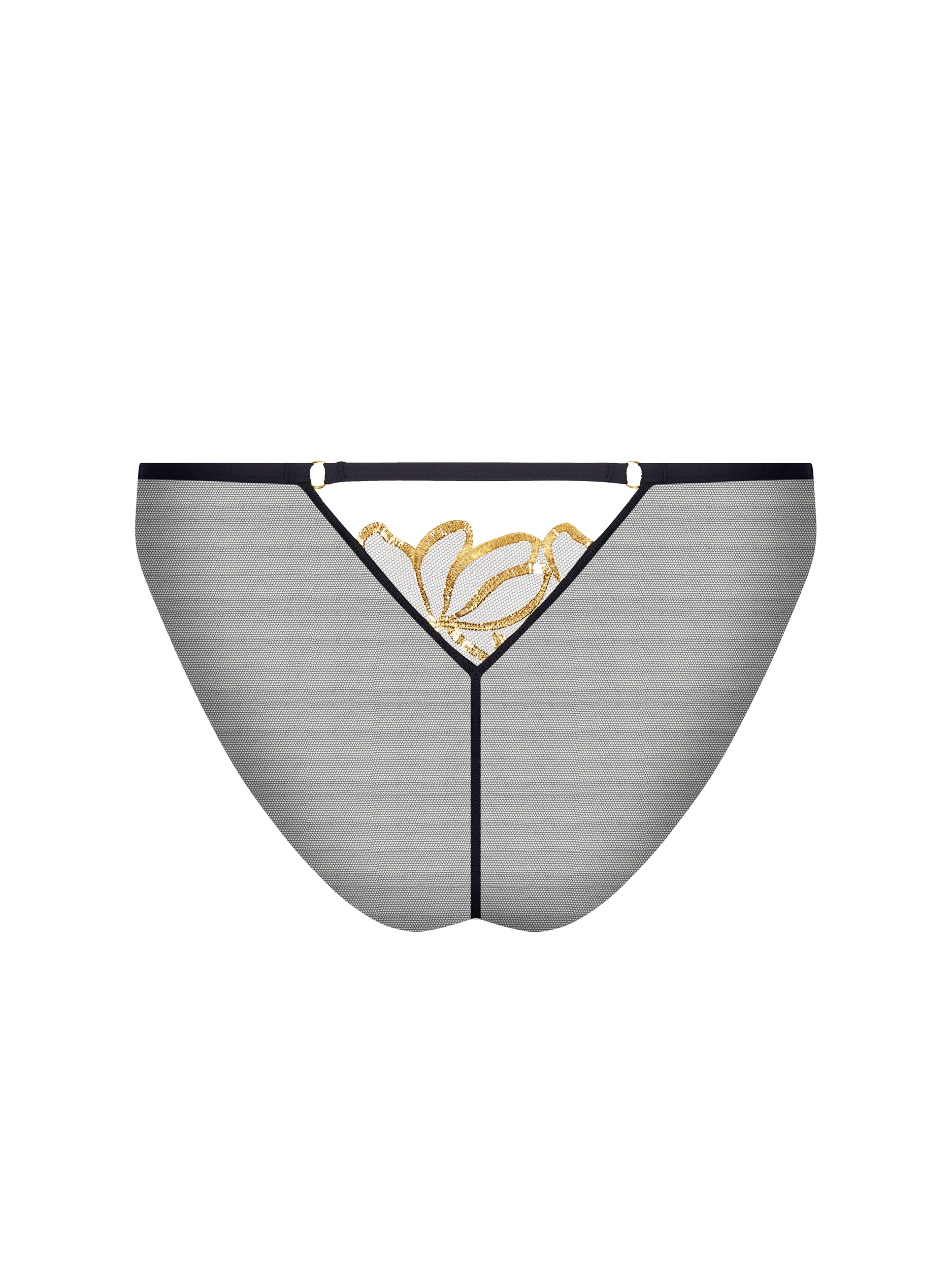 Éclats d'Or panties - Black Gold