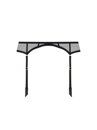 Éclats d'Or suspender belt - Black Gold