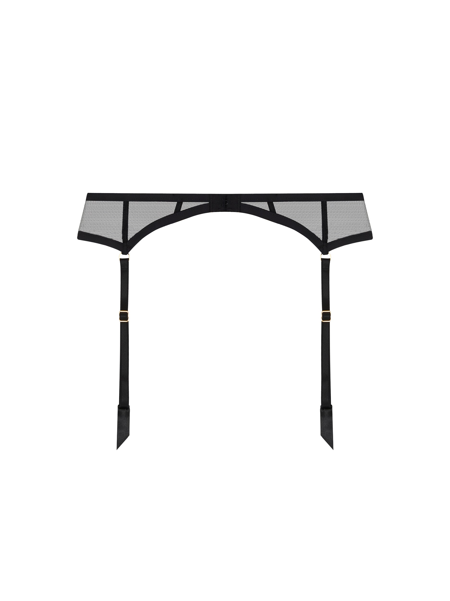 Éclats d'Or suspender belt - Black Gold