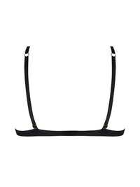 Soutien-gorge triangle Éclats d'Or - Noir Or