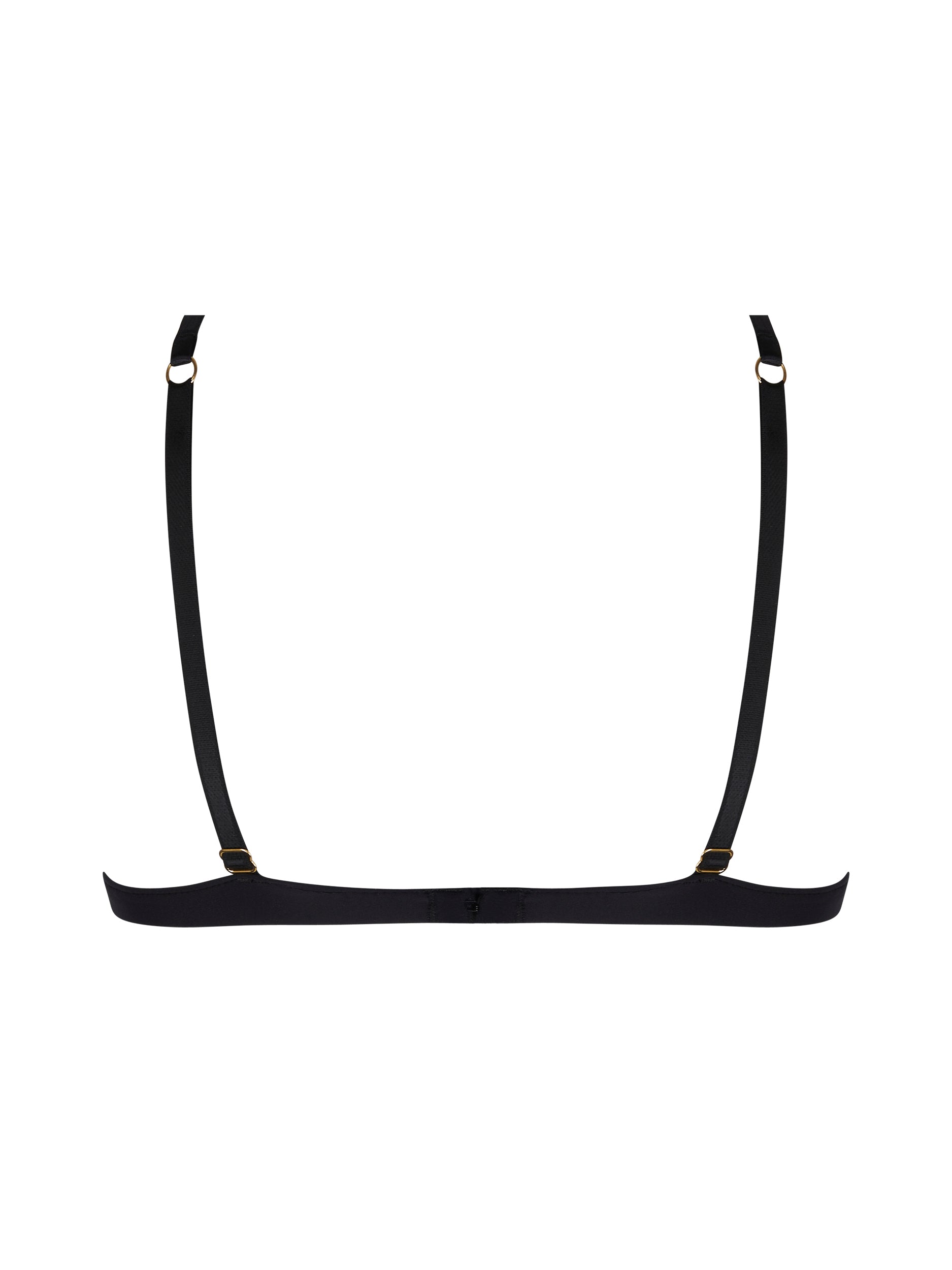 Soutien-gorge triangle Éclats d'Or - Noir Or