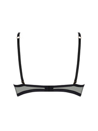 Éclats d'Or triangle bra - Black Gold