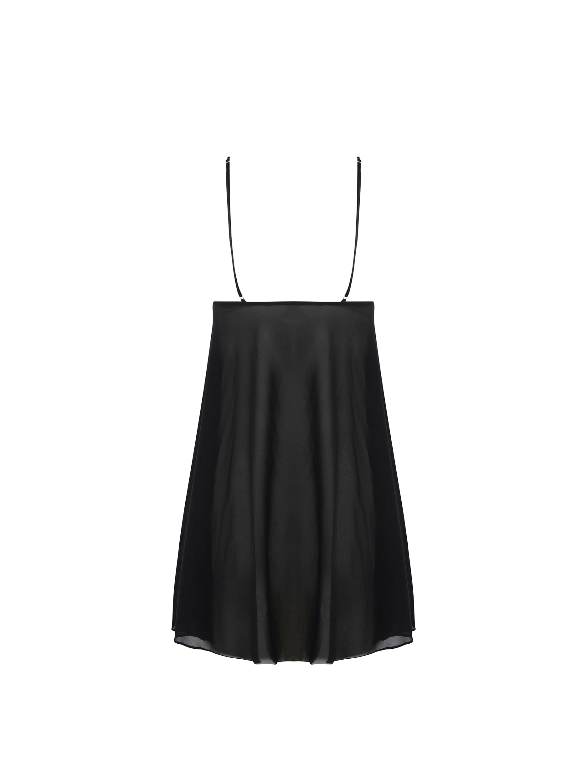 Nuisette Éclats d'Or en soie mélangée - Noir Or