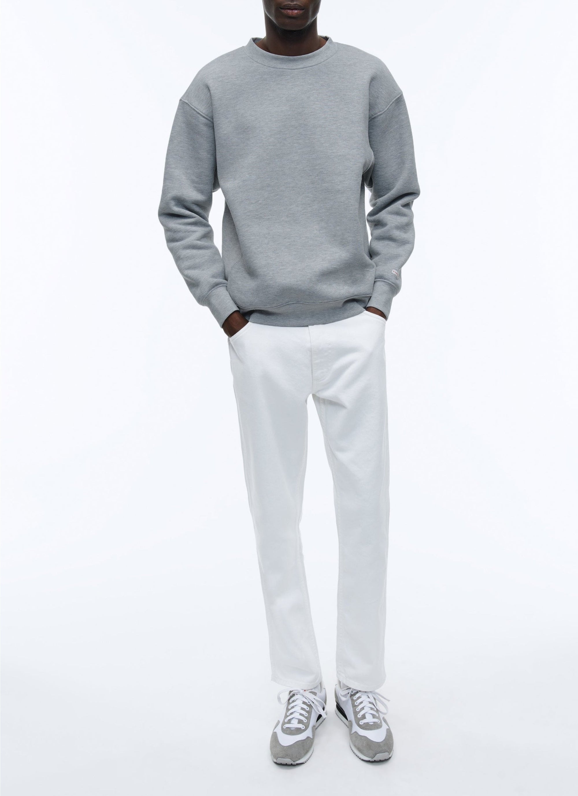 Sweatshirt à découpes - Gris Moyen