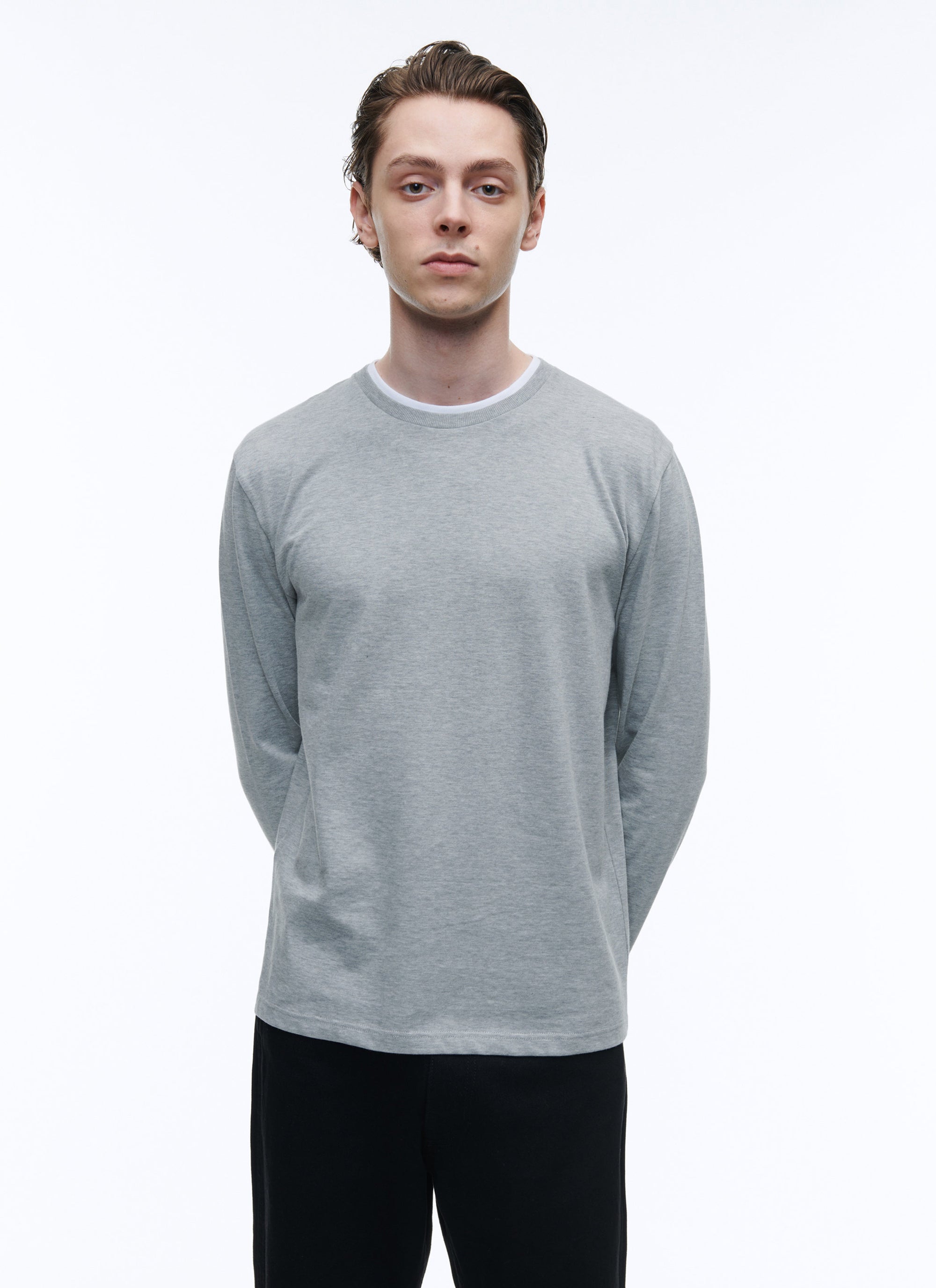 Gris Moyen Tshirt - Gris Moyen