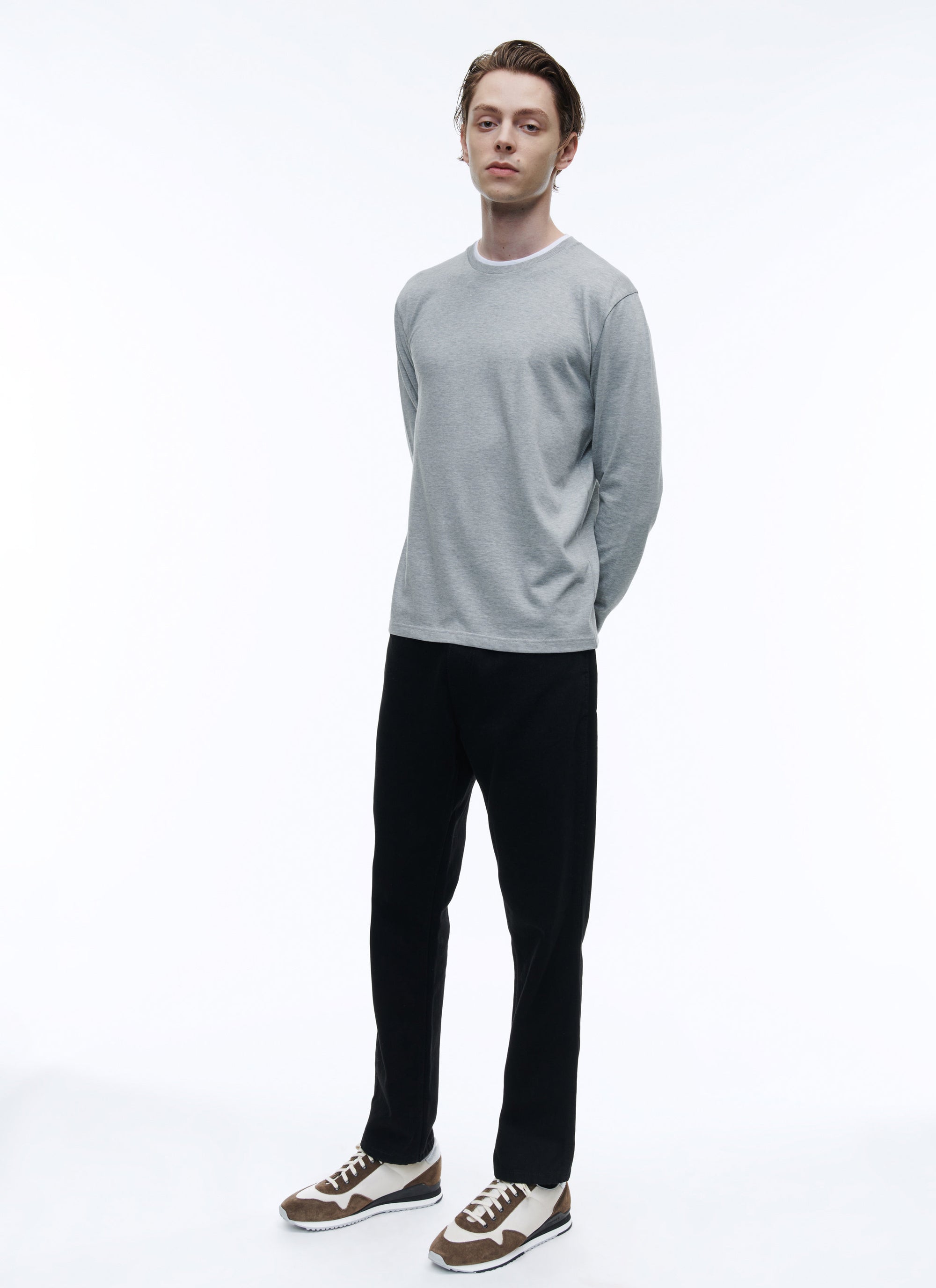 Gris Moyen Tshirt - Gris Moyen