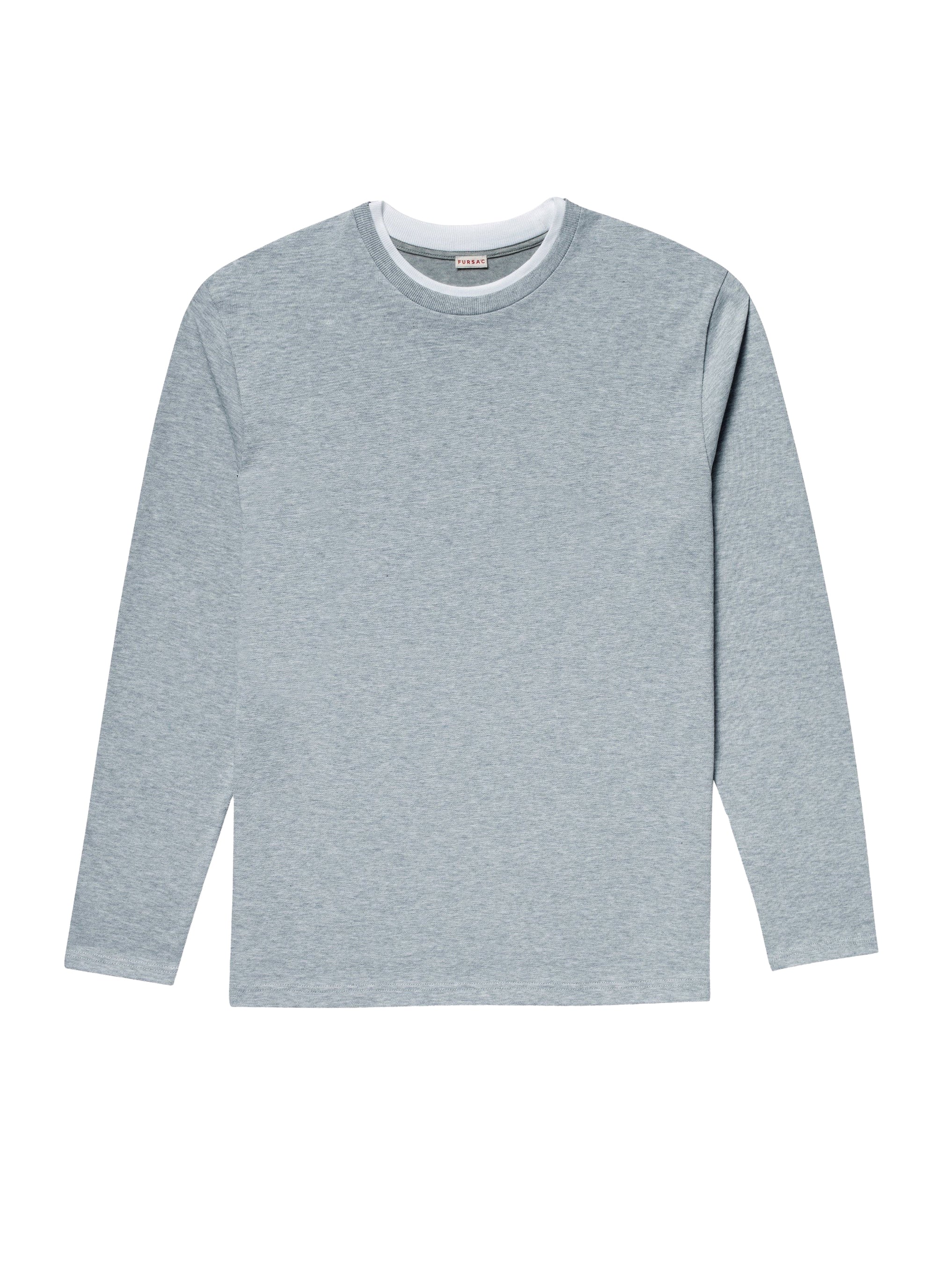 Long-sleeved T-shirt - Medium grey