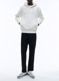 Cut-out hoodie - Ecru