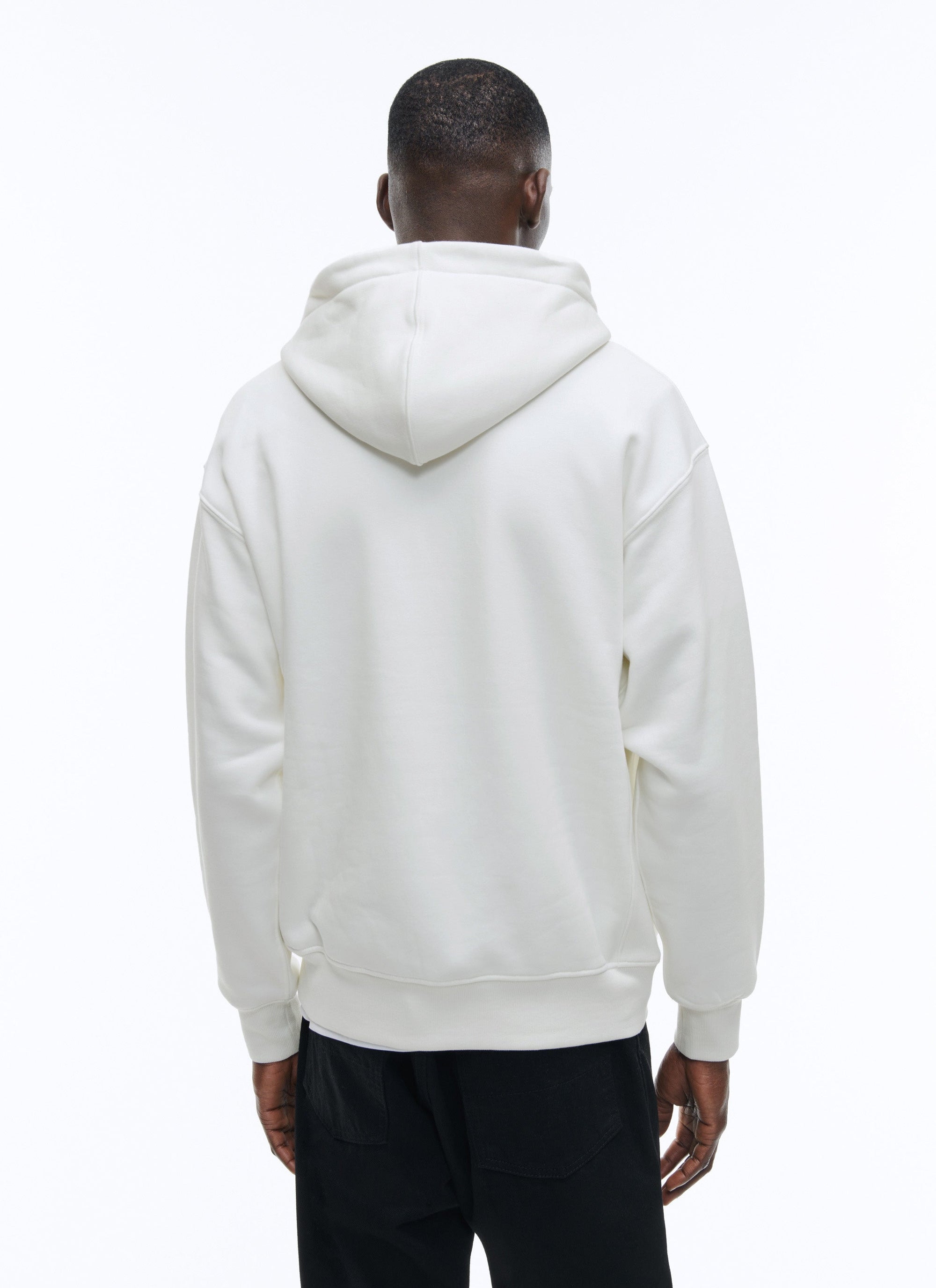 Cut-out hoodie - Ecru