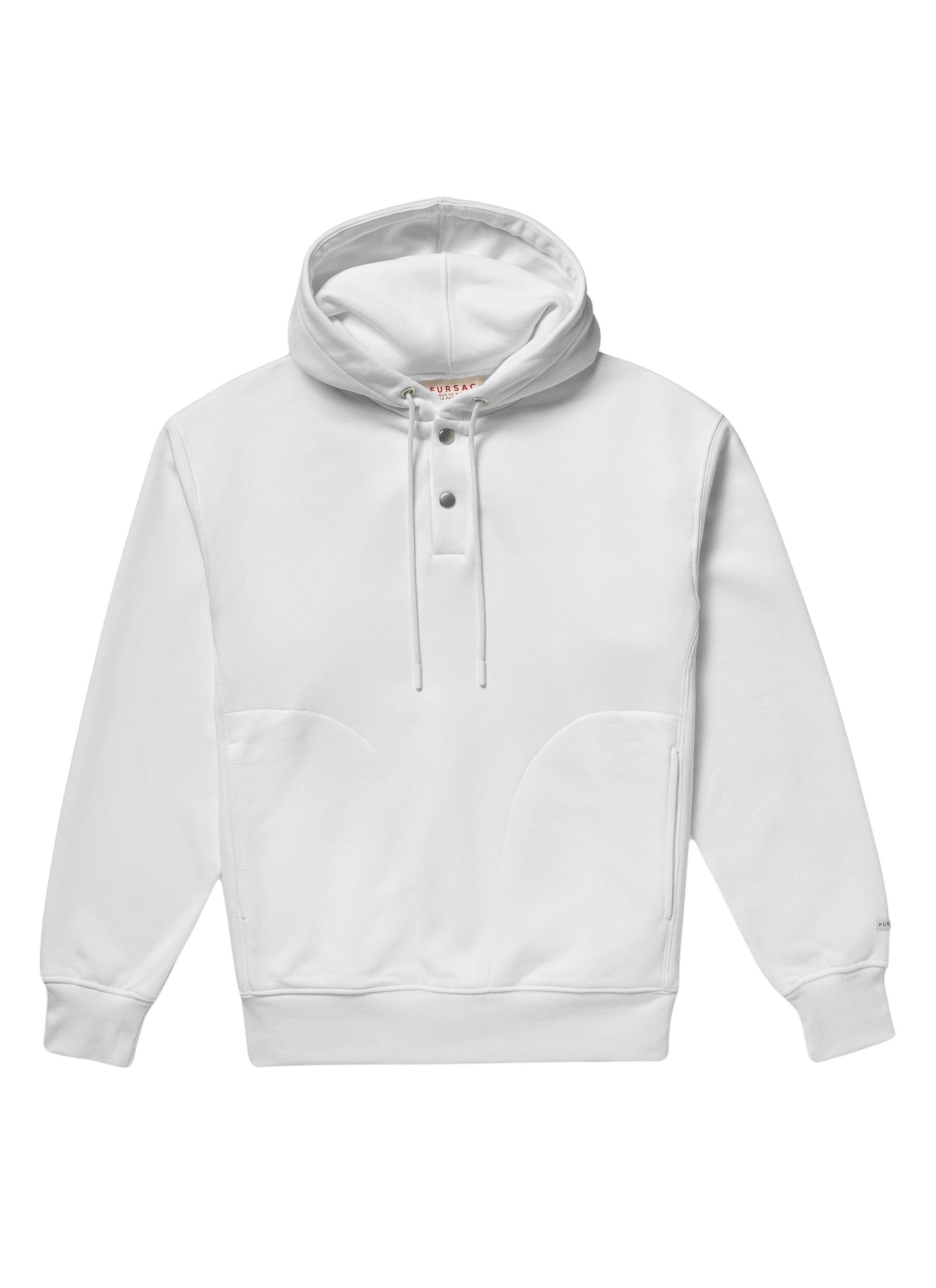 Cut-out hoodie - Ecru