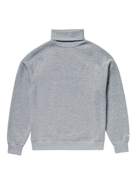 Sweatshirt col roulé en jersey de coton - Gris