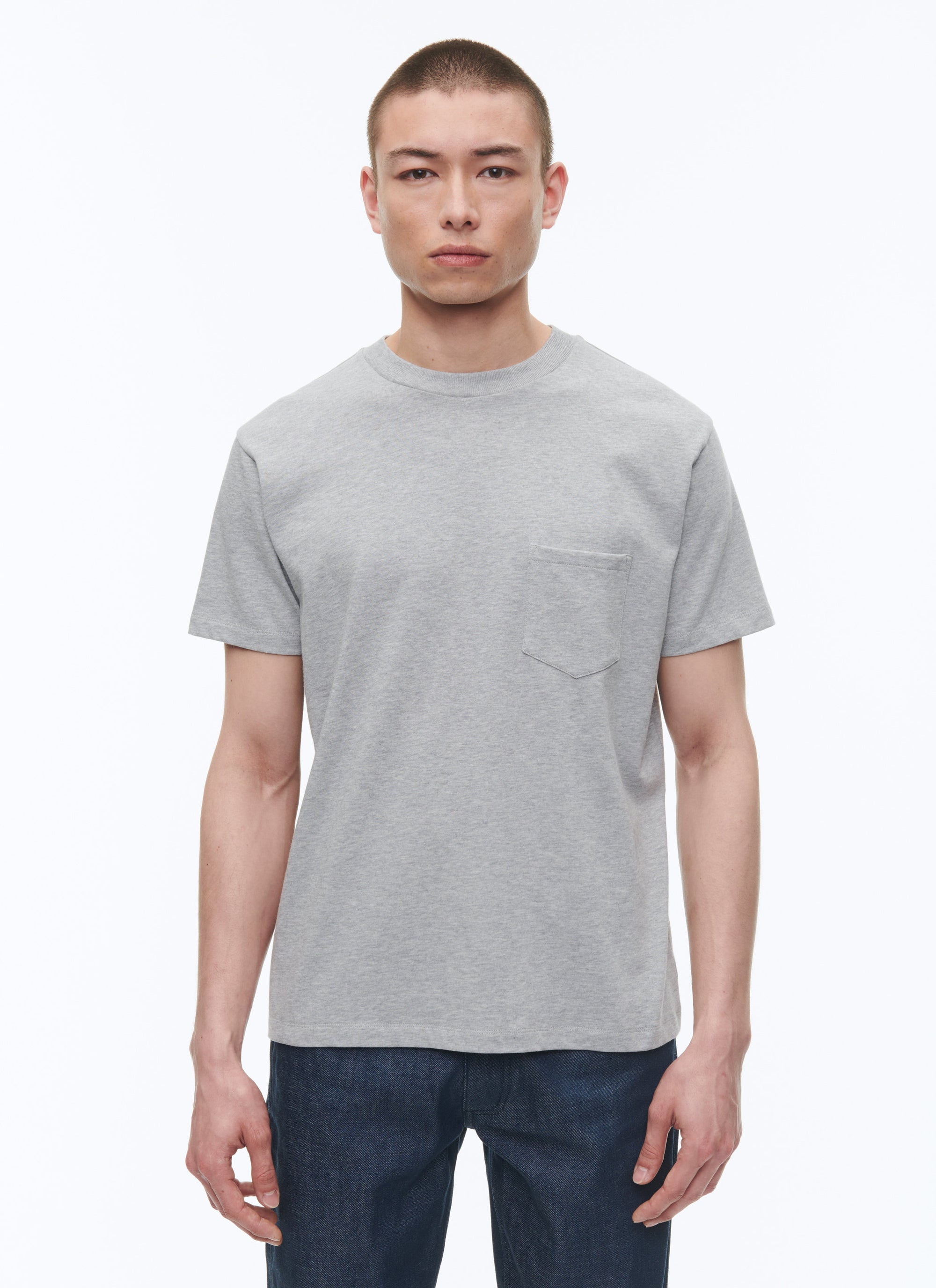 Gris Moyen Tshirt - Gris Moyen