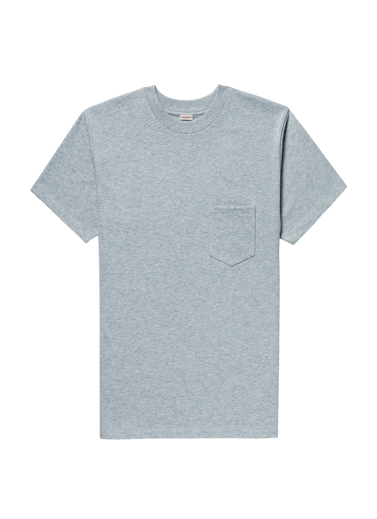 T-shirt à manches courtes en coton - Gris Moyen