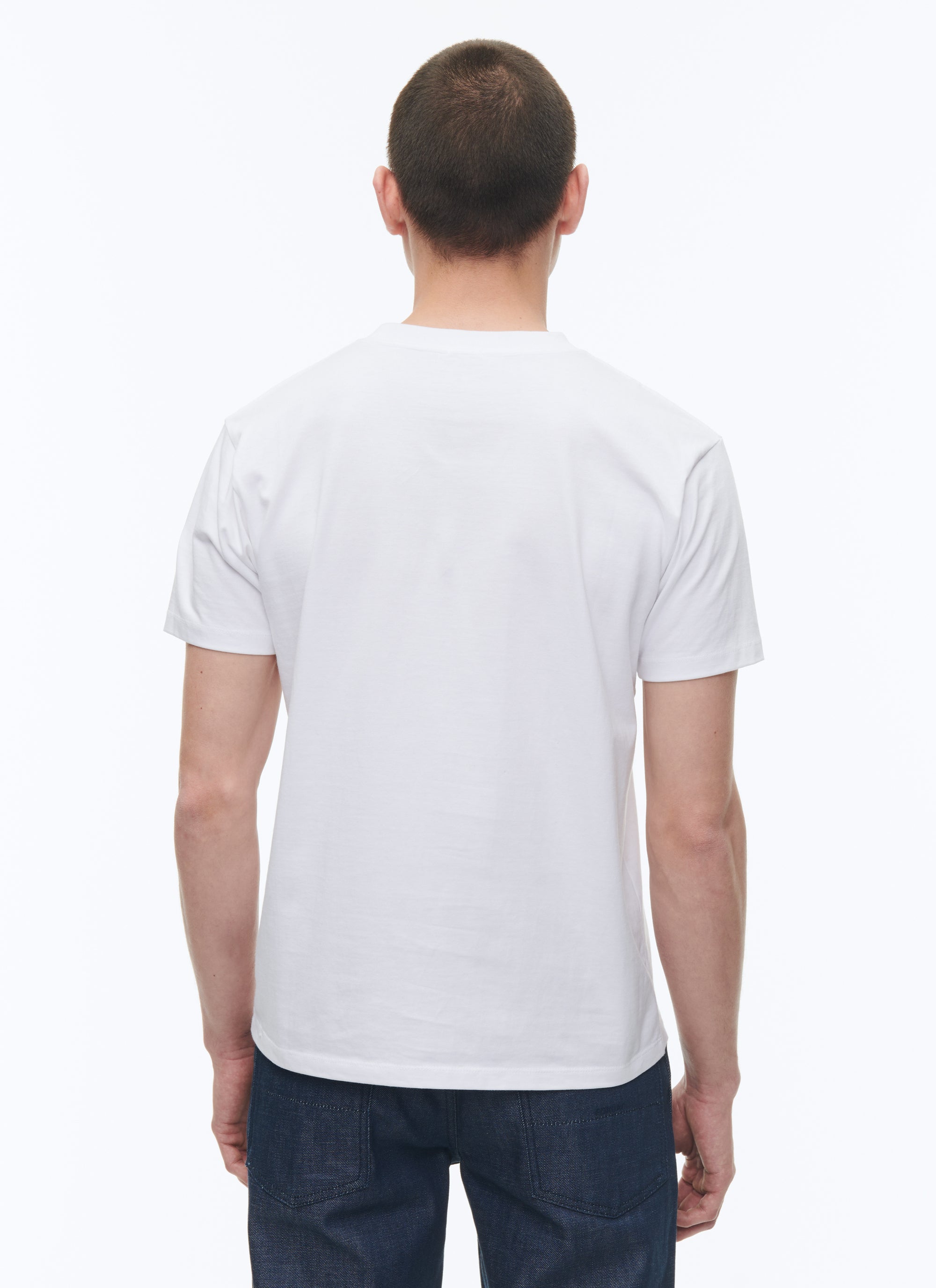 T-shirt en jersey de coton - Blanc