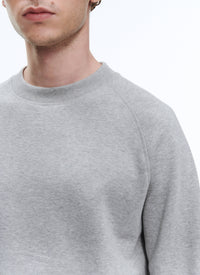 Sweatshirt à manches longues raglan - Gris Moyen