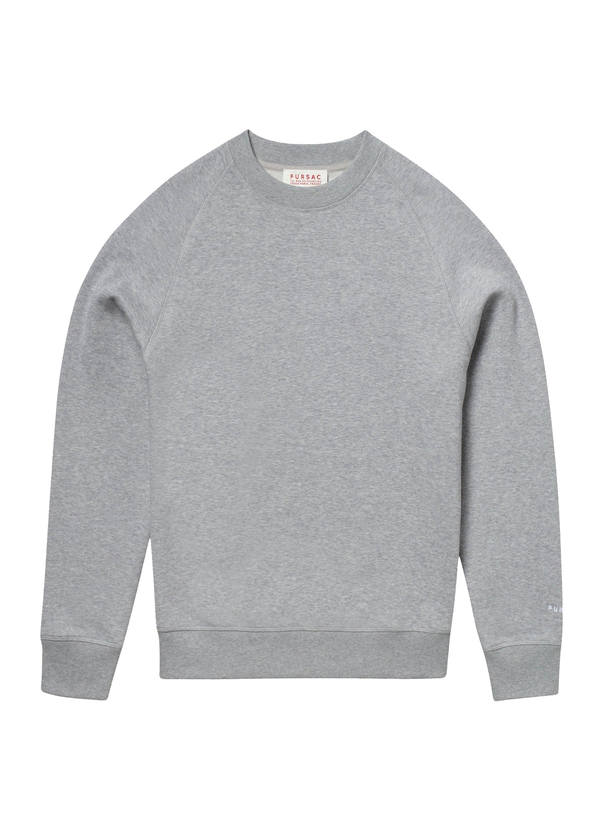 Sweatshirt à manches longues raglan en coton - Gris Moyen
