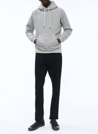Drawstring hoodie - Medium grey