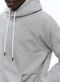 Drawstring hoodie - Medium grey