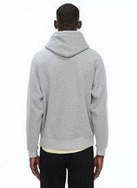 Drawstring hoodie - Medium grey