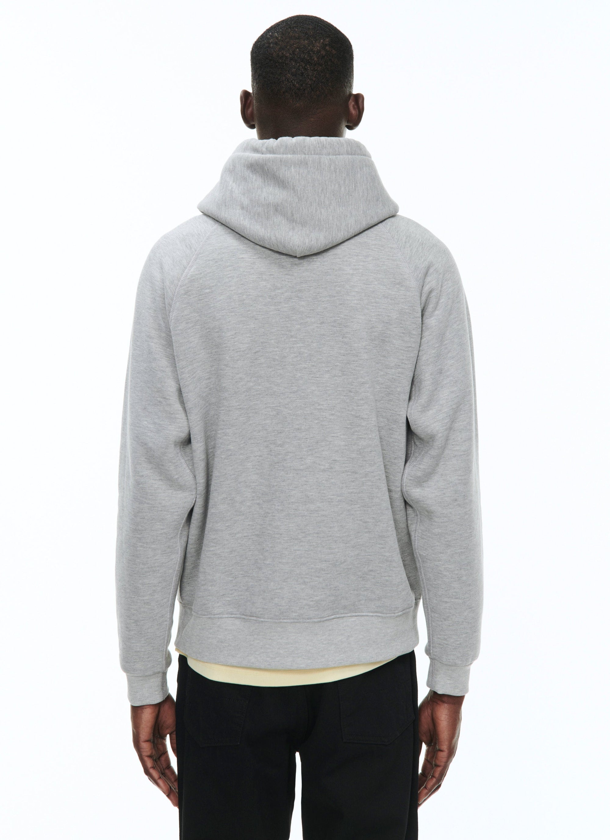 Drawstring hoodie - Medium grey