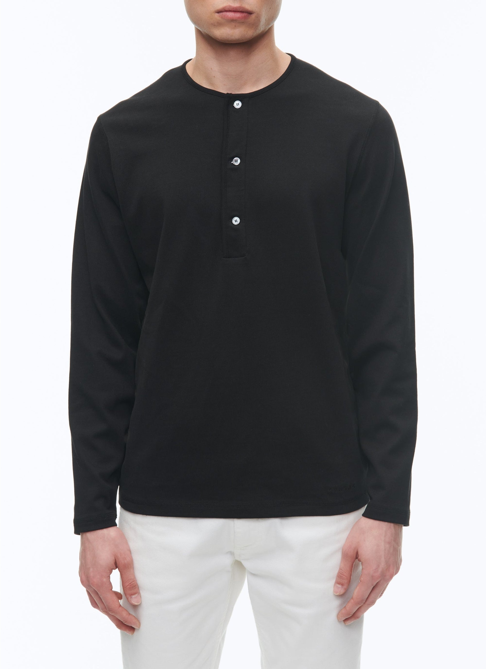 T-shirt en jersey de coton - Noir