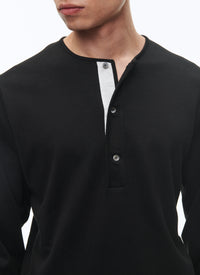 T-shirt en jersey de coton - Noir