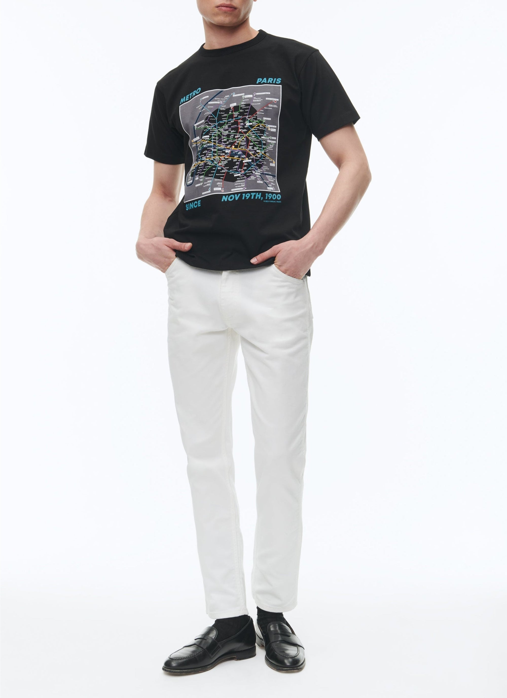 Cotton jersey T-shirt - Black