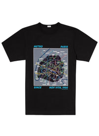 T-shirt en jersey de coton - Noir