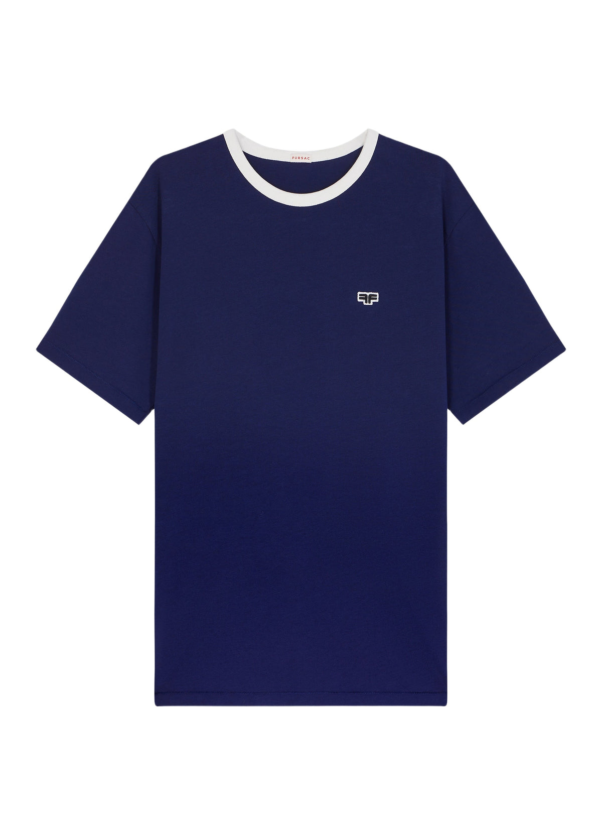 T-shirt avec logo en coton - Marine