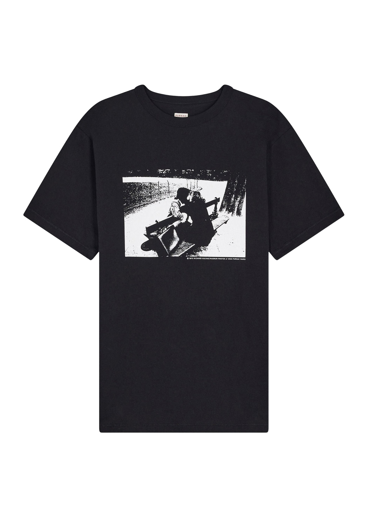 T-shirt Fursac x Magnum Banc en coton - Noir