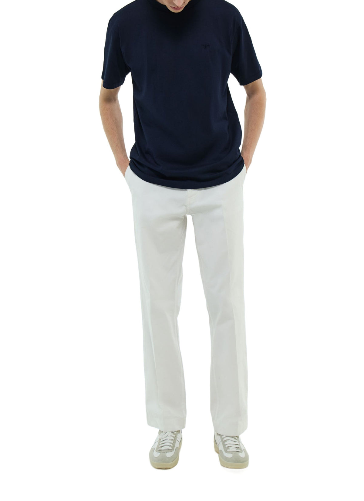 T-shirt jersey de coton - Marine