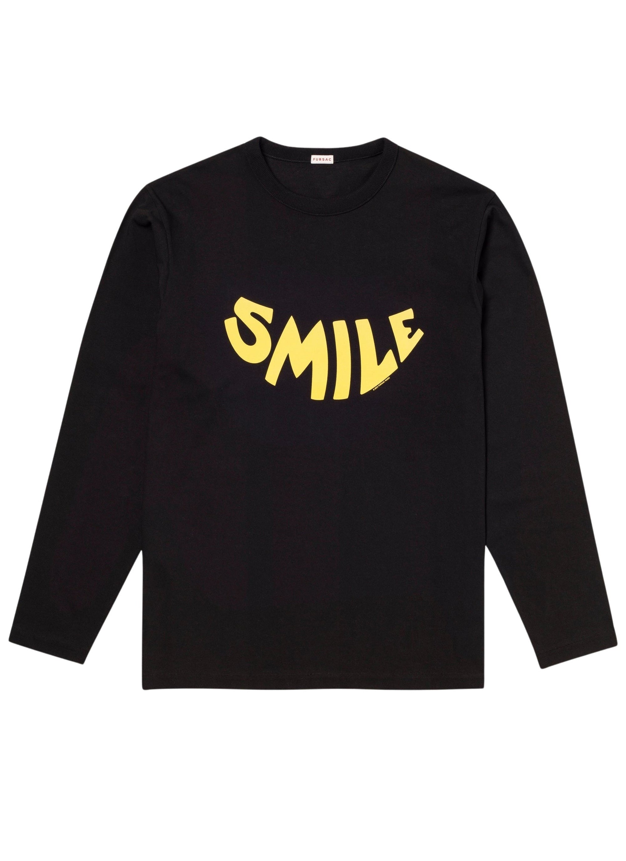 Long-sleeved cotton jersey T-shirt - Black