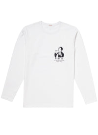 T-shirt à manches longues de coton - Blanc