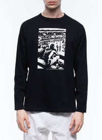 T-shirt Fursac x Magnum manches longues Concert - Noir