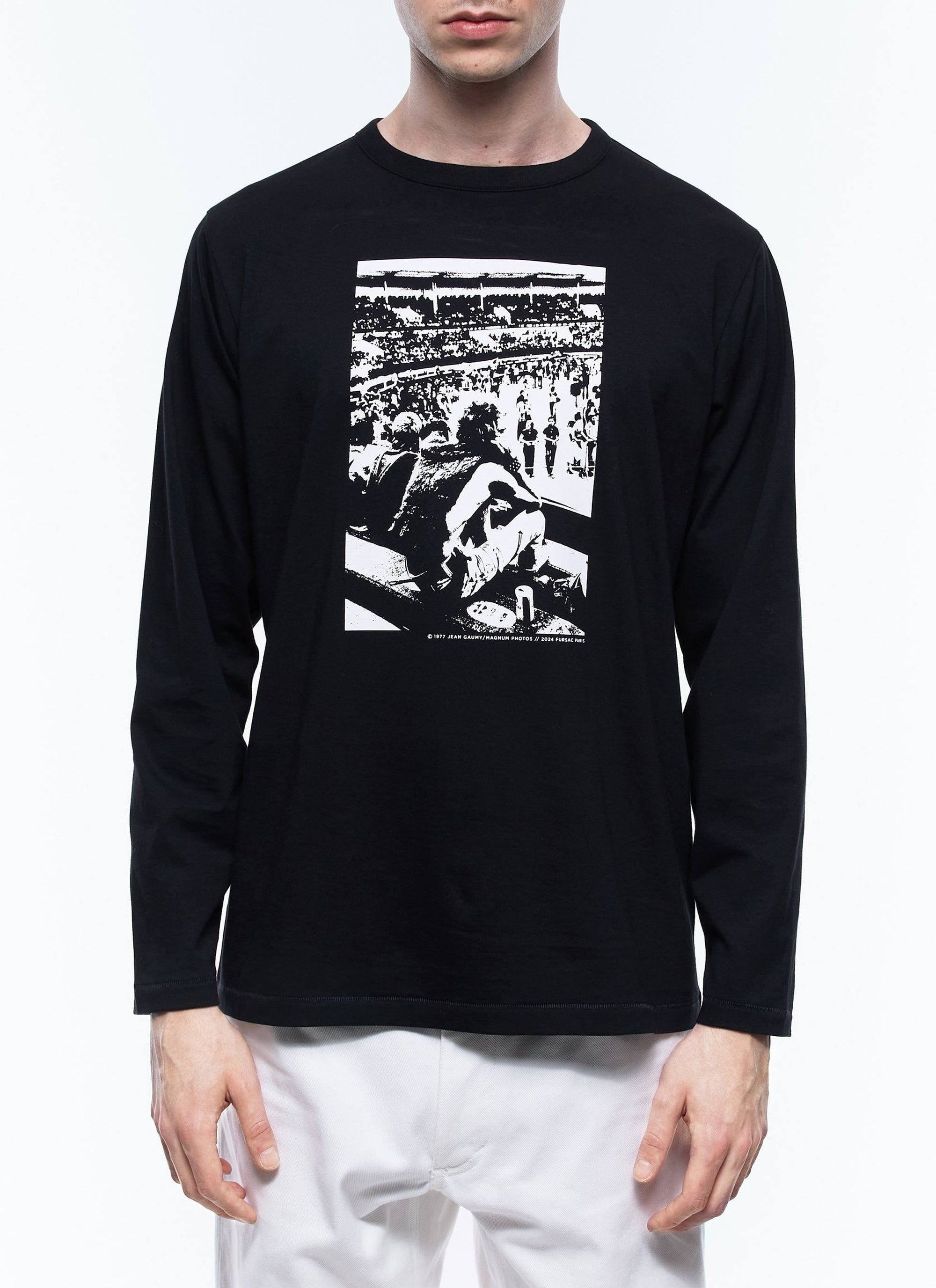 T-shirt Fursac x Magnum manches longues Concert - Noir