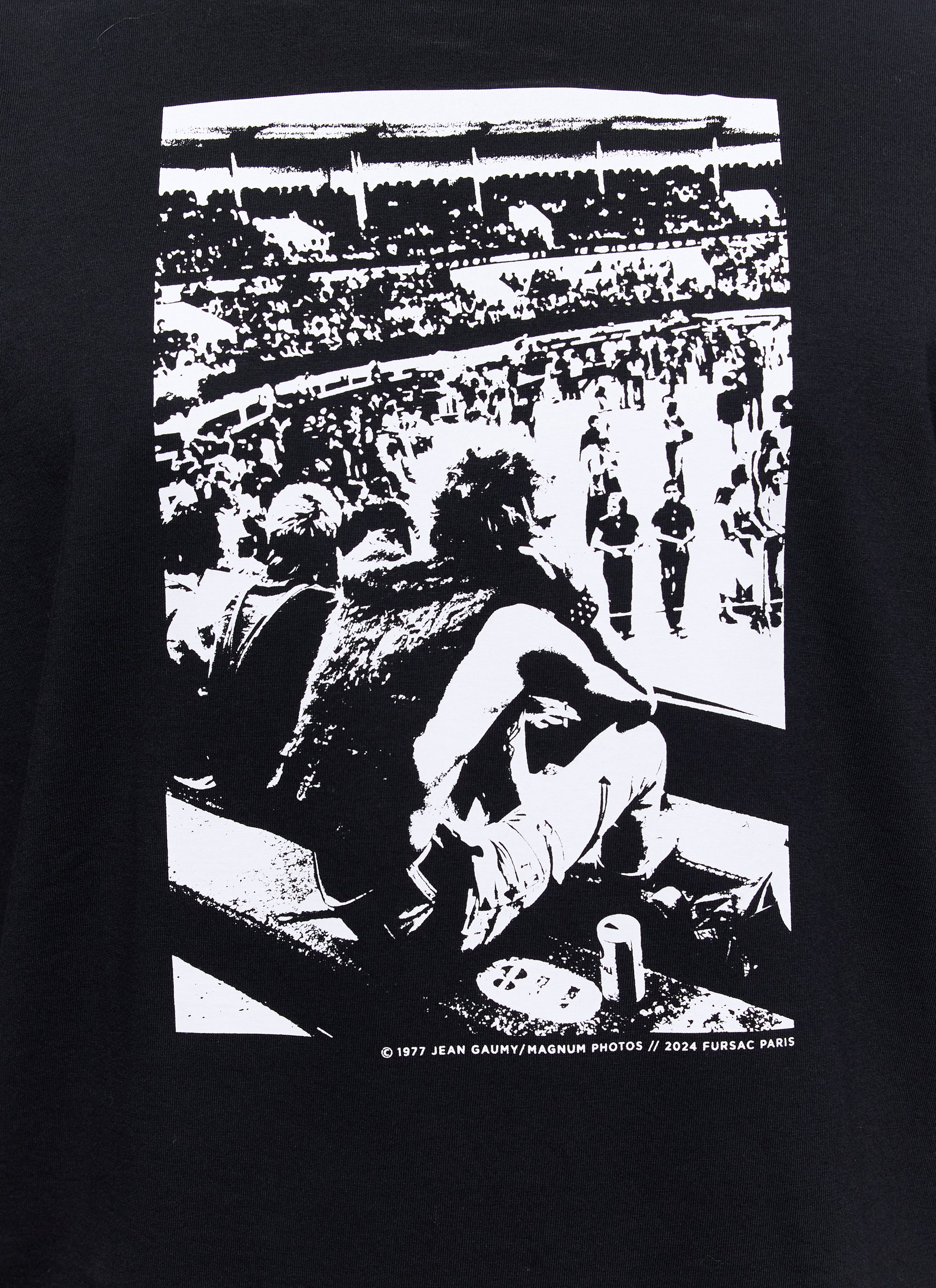 T-shirt Fursac x Magnum manches longues Concert - Noir