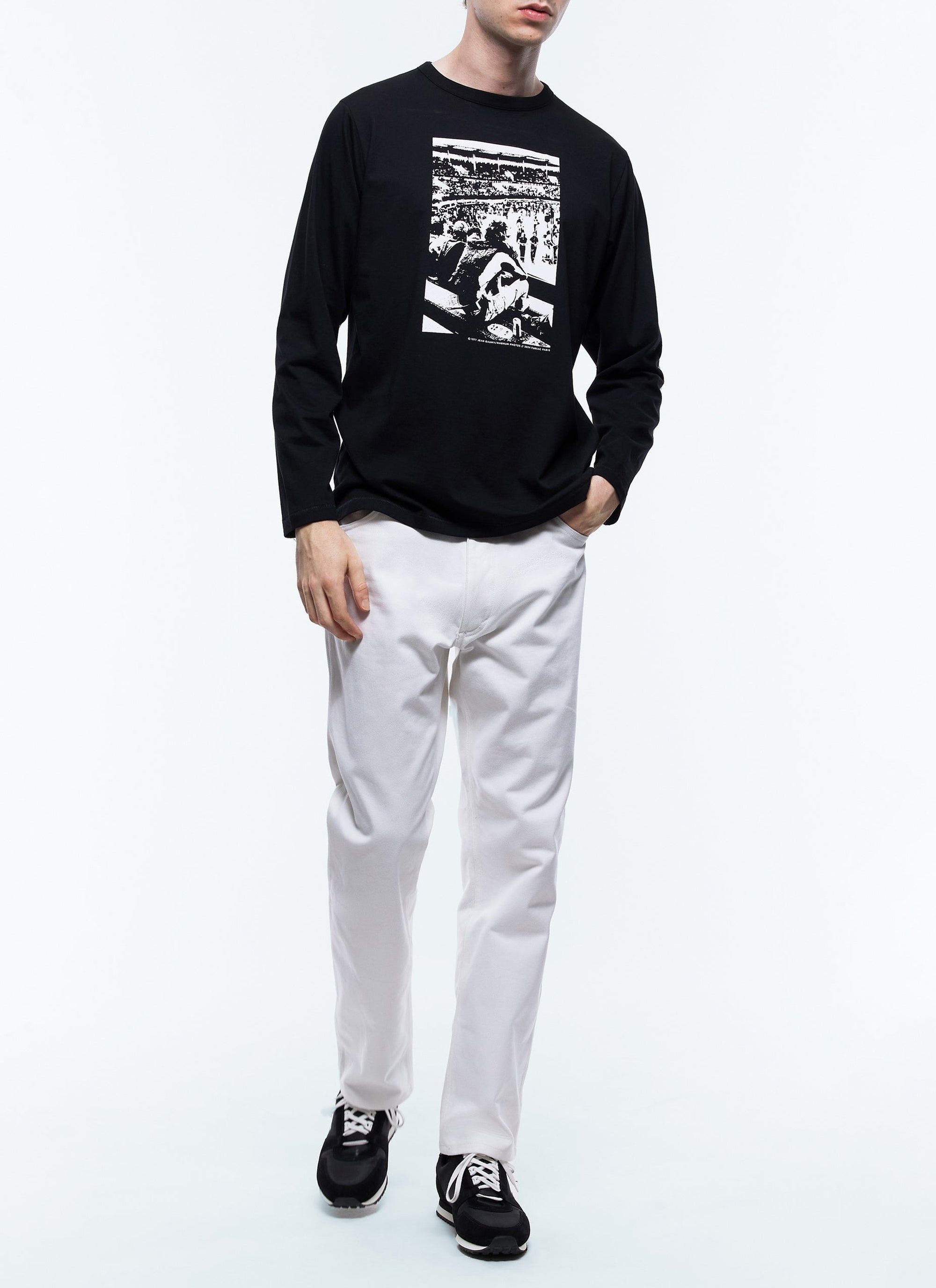 T-shirt Fursac x Magnum manches longues Concert - Noir