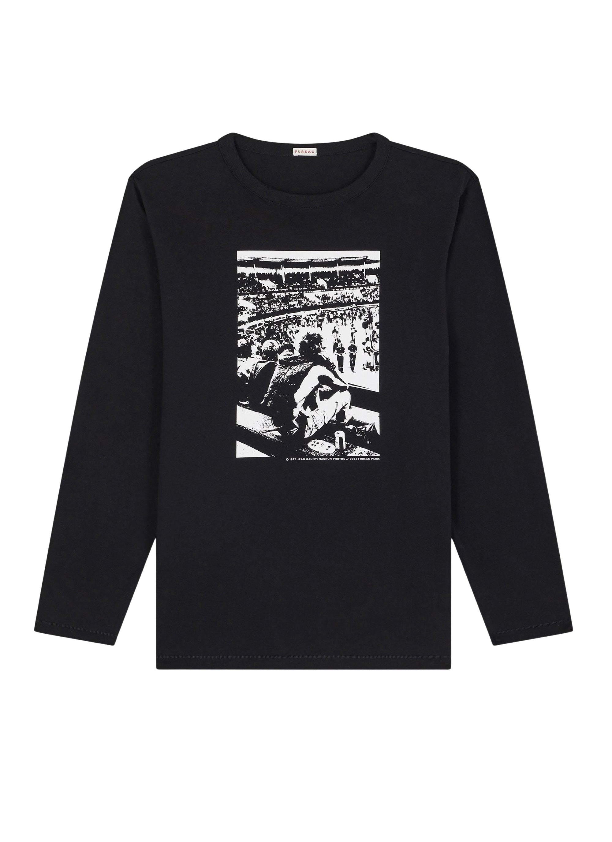 T-shirt Fursac x Magnum manches longues Concert - Noir