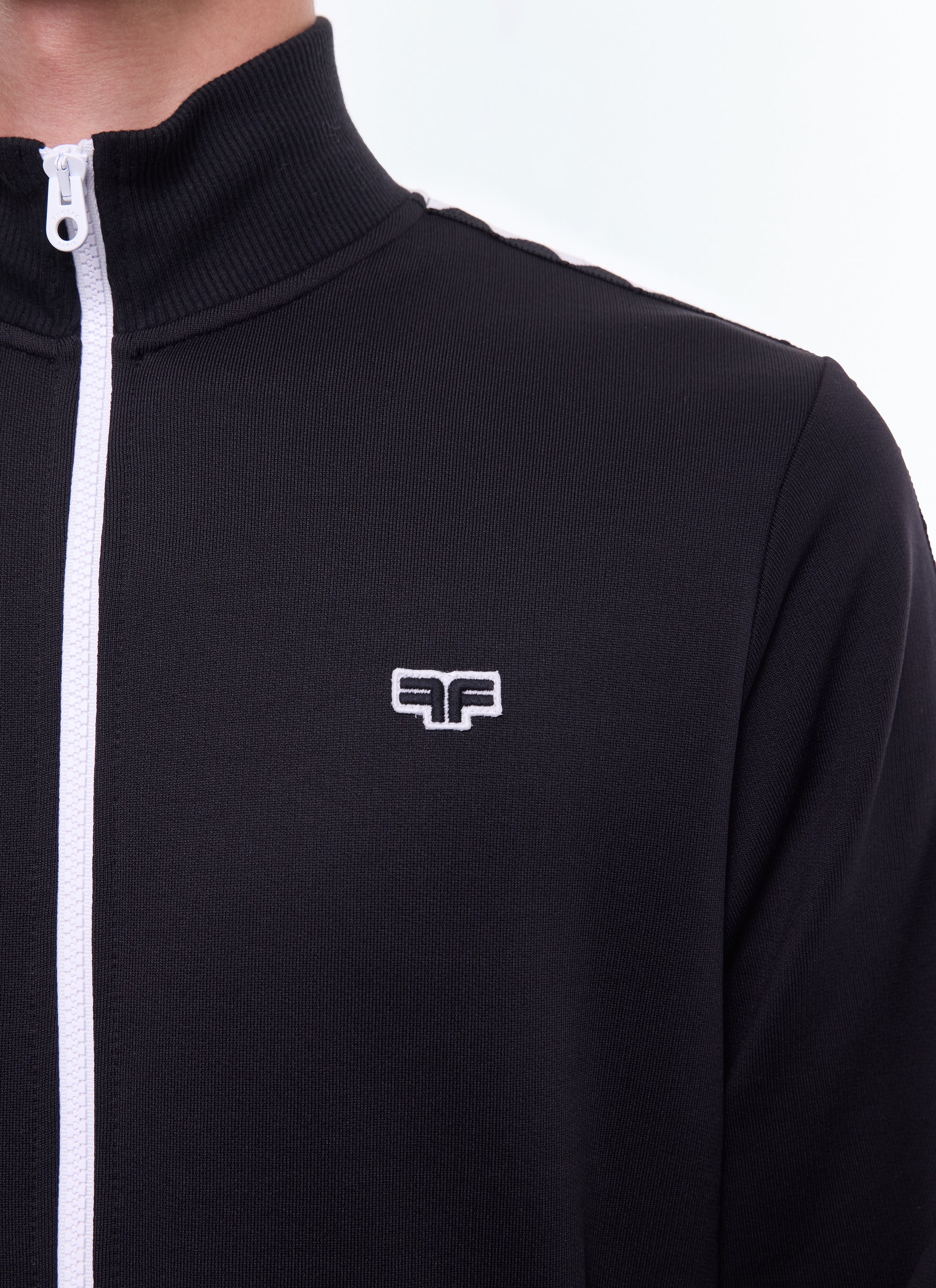 Veste de survêtement en coton mélangé - Noir