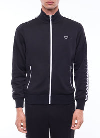 Veste de survêtement en coton mélangé - Noir