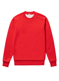 Round-neck cotton jersey sweatshirt - Red