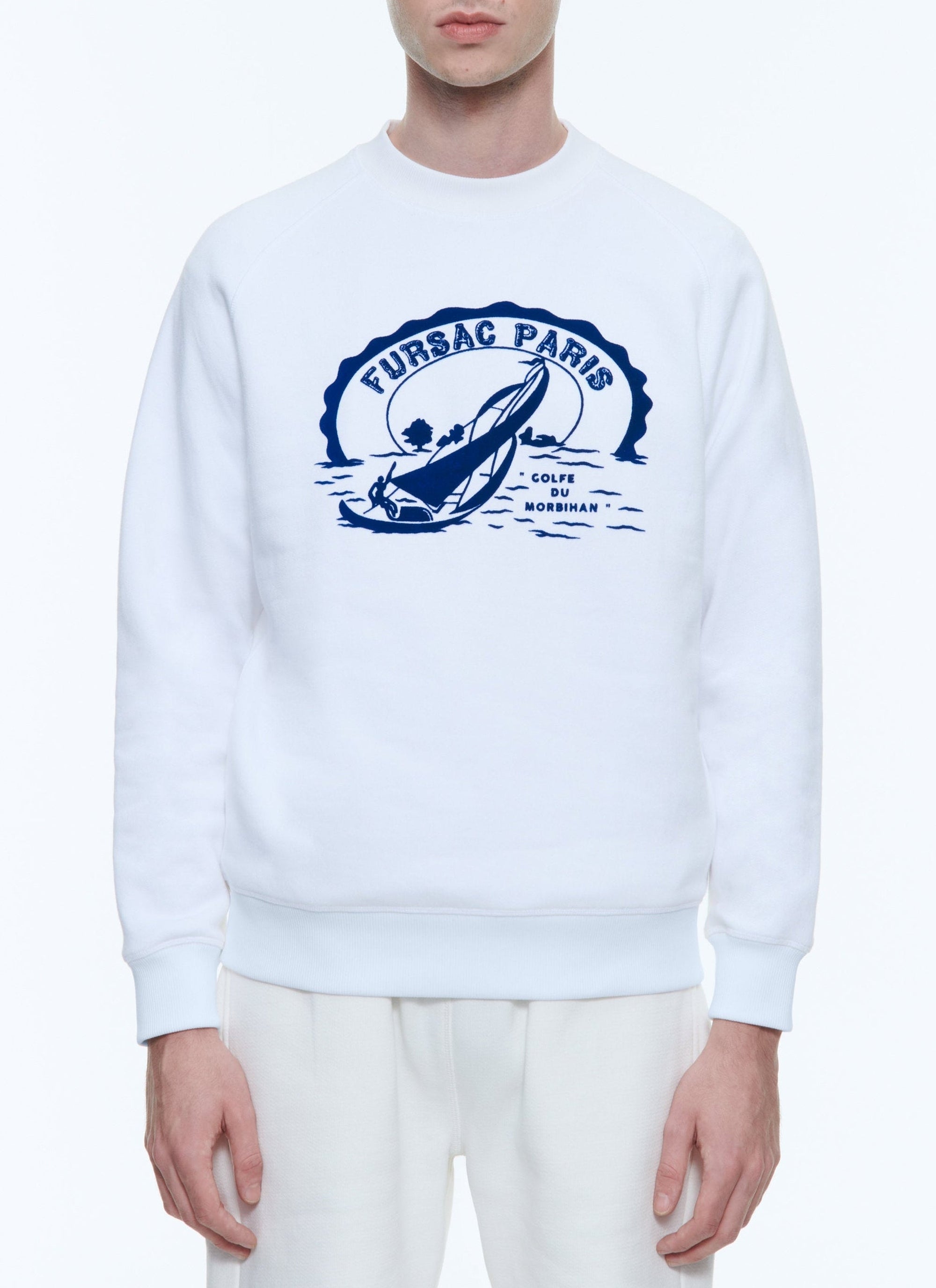 Sweatshirt à manches longues raglan - Blanc