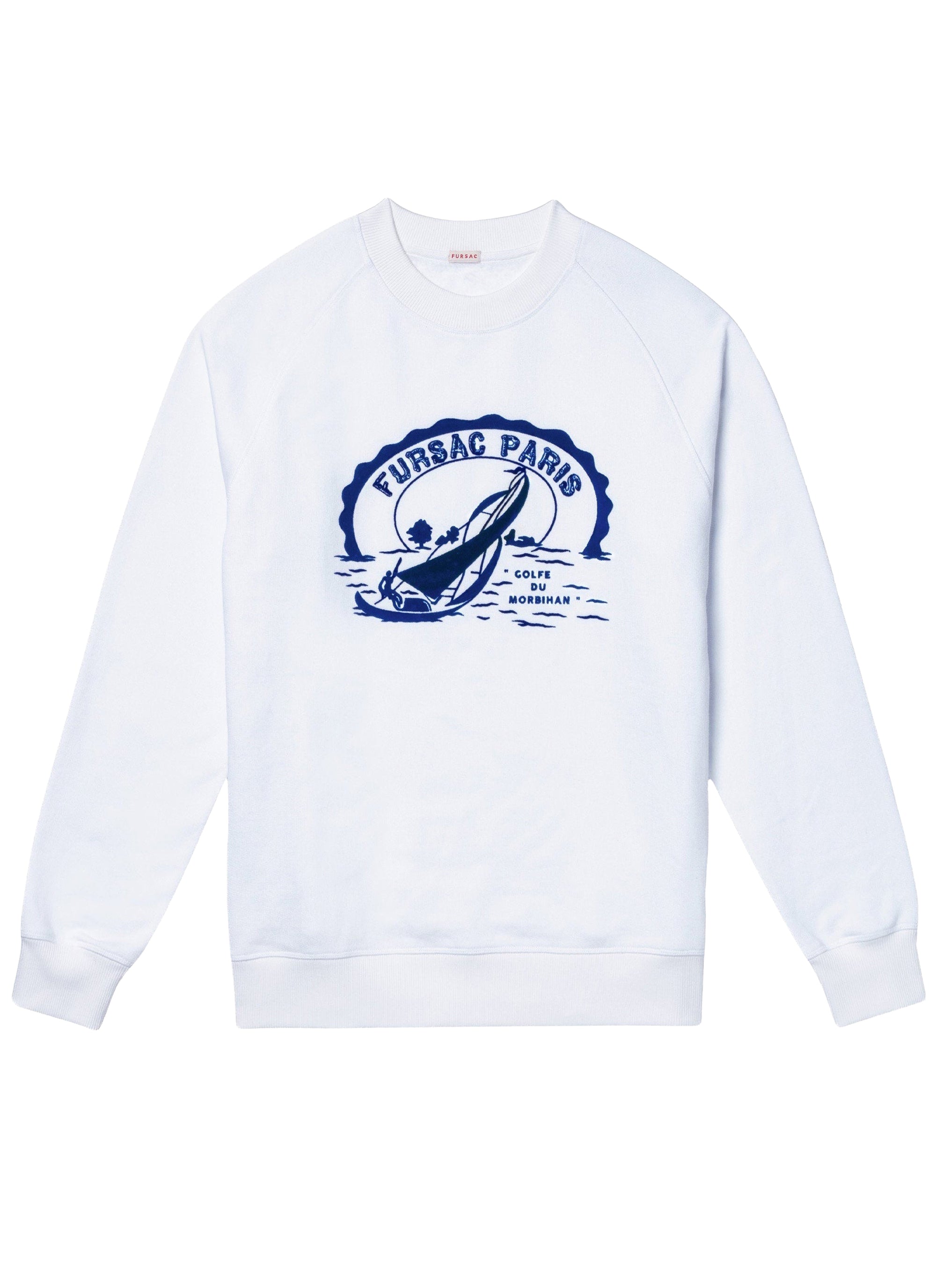 Sweatshirt à manches longues raglan - Blanc